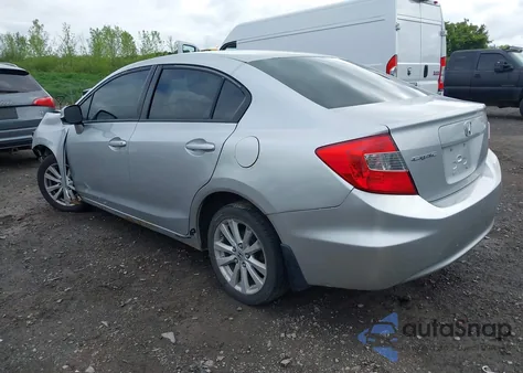 2012 Honda Civic Ex-L из США, поврежденный, VIN 2HGFB2F91CH327210